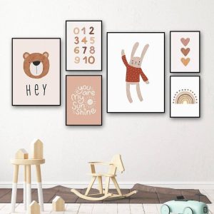 Affiches enfant terracotta