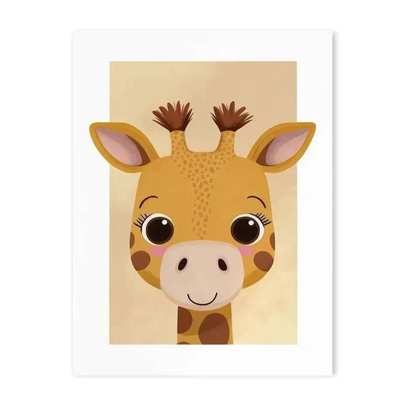 Affiches animaux savane colorée - Décoration enfantine pour bébé et enfant – Image 9