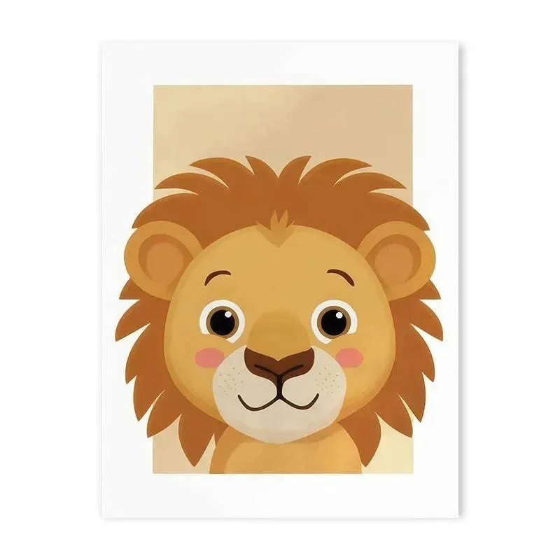 Affiches animaux savane colorée - Décoration enfantine pour bébé et enfant – Image 7