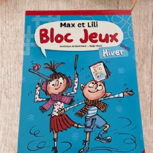 Bloc jeux Max et Lili Spécial Hiver Jeux activité Neuf