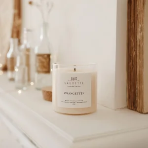 Bougie Artisanale Parfumée Orangettes - Saugette