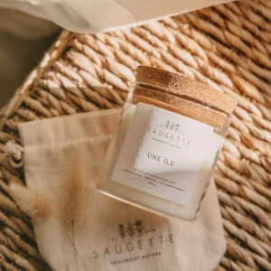 Bougie Artisanale Parfumée Une île - Saugette