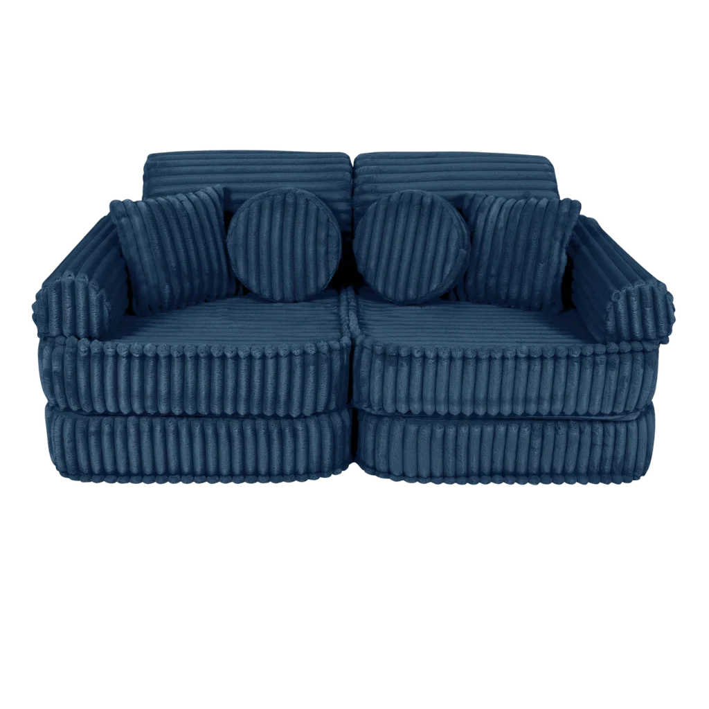 Canapé Medium Modular Sofa for Kids - Churros Blue