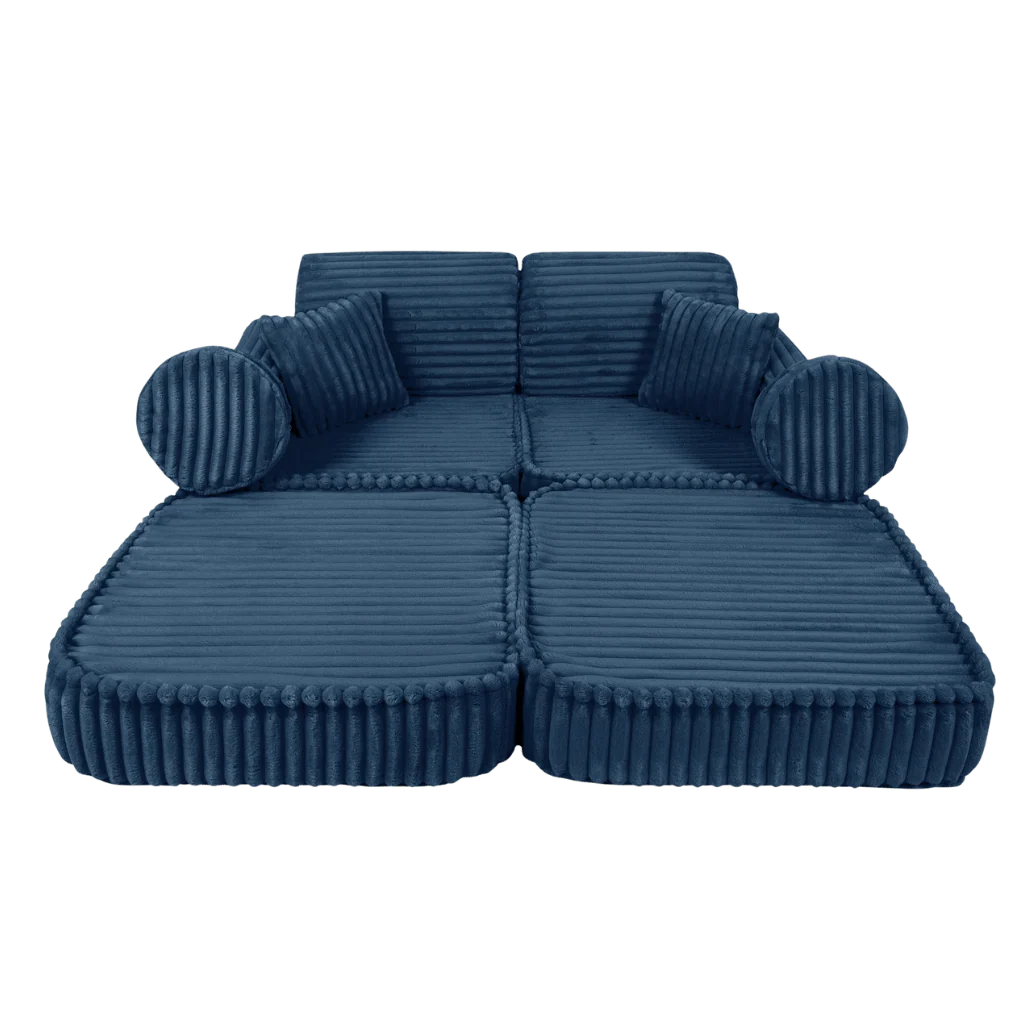 Canapé Medium Modular Sofa for Kids - Churros Blue – Image 5