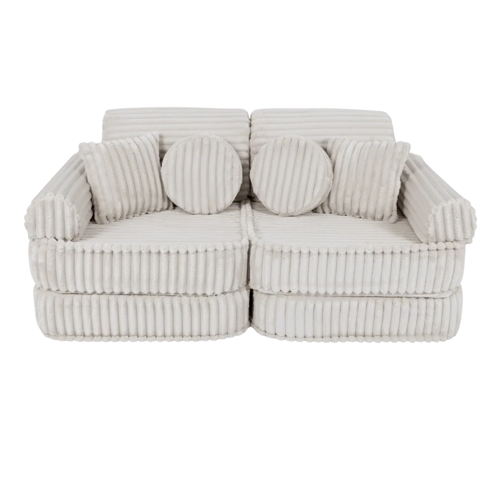 Canapé Medium Modular Sofa for Kids - Churros White