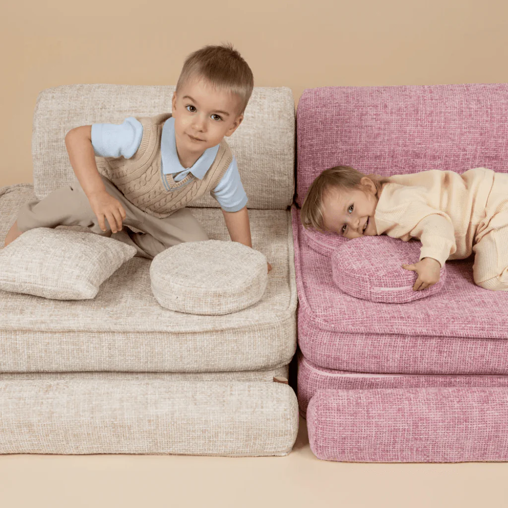 Canapé Medium Modular Sofa for Kids - Tangle Honey Mustard – Image 7