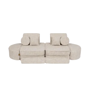 Canapé Modulable Moyen pour Enfants Plus - Tangle Marshmallow Beige