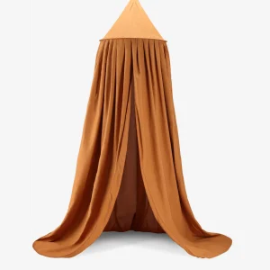 DERYAN Moustiquaire bébé Vintage 245cm - moustiquaire pour enfant - Canopy Caramel