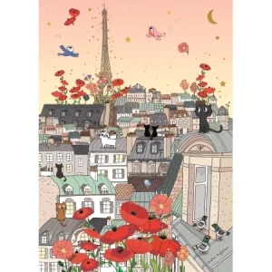 Carnet Paris Coquelicots