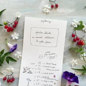 Carte de Vœux l'Addition 2026 - Papillonnage