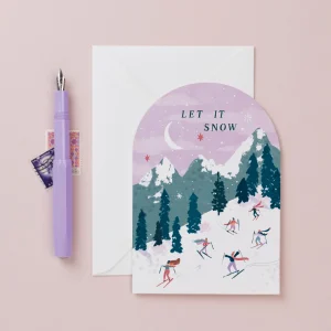 Carte de Noël - Let It Snow – Sister Paper Co