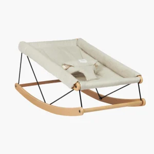 Chaise à Bascule Greige - Lin Français