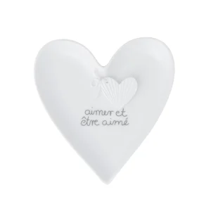Coupelle Coeur Aimer et être aimé en Porcelaine - Räder