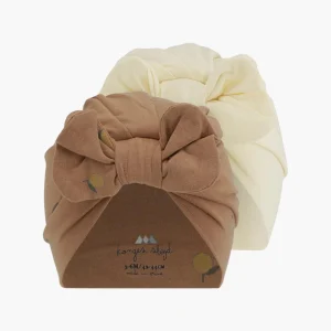 Duo Pack Turban Brown Lemon/Vanilla