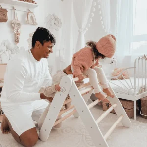 Échelle d'Escalade Pikler en Bois  - White