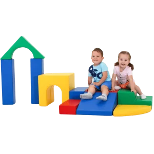 Ensemble de 10 Blocs de Mousse Soft Play - Raibow
