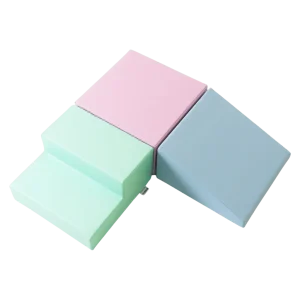 Ensemble de 3 Blocs de Mousse Soft Play - Pastel