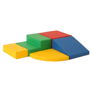 Ensemble de 5 Blocs de Mousse Soft Play - Rainbow