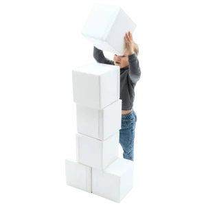 Ensemble de 6 Blocs de Construction en Mousse  - White