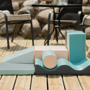 Ensemble de 7 Blocs de Mousse Soft Play - Pastel