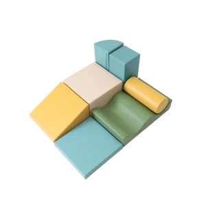 Ensemble de 7 blocs de mousse Soft Play - Pastel Turquoise