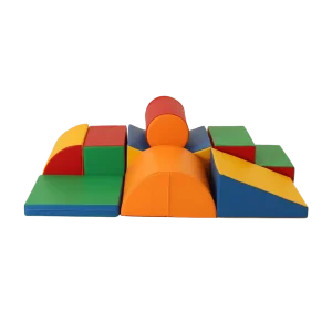 Ensemble de 8 blocs de mousse Soft Play - Rainbow