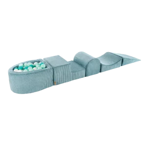 Ensemble de jeu avec petite piscine à balles - Turquoise & Turquise/White/Mint