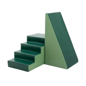 Ensemble de Jeu Souple avec Marche et Toboggan - Green