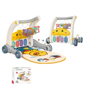 Centre d’Éveil et Trotteur Évolutif 2 en 1 pour Bébé