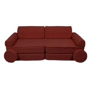 Grand canapé modulable pour enfants - Reddish Brown