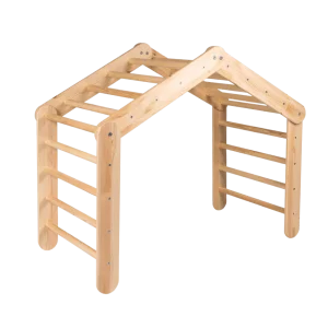 Grande Échelle Pikler en Bois - Bois Naturel