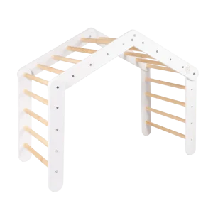 Grande Échelle Pikler en Bois - White