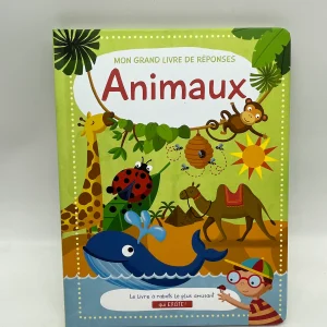 Livre Mon grand livre de questions réponses avec rabats Thème Les animaux Neuf