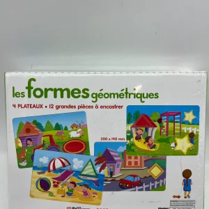 Jeu  de société Les formes géométriques  Jeu de concentration et observation Neuf