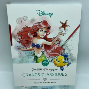 Livre d’activités Je peins Palette Magique Spécial Disney les grands classiques Peinture facile avec son pinceau et ses palettes inclus Neuf