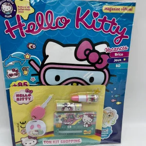 livre d’activité Magazine Hello kitty avec son kit shopping Neuf !