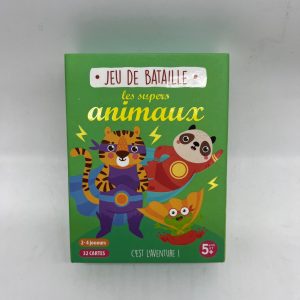 Jeu  de société Jeu de bataille modèle les super animaux avec ses 32 cartes !  Jeu de stratégie rapidité  et observation Neuf