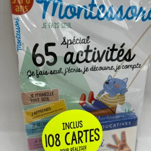 Magazine livre d’activité je fais seul Montessori 3à 6 ans avec ces 108 cartes je compte Neuf sous blister !