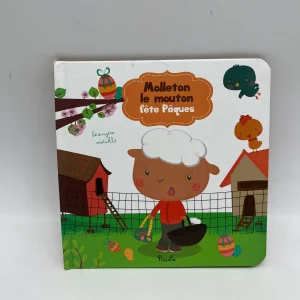 Livre Molleton le mouton fête Pâques spécial Pâques 🐣 Neuf