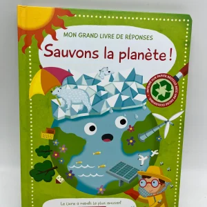 Livre Mon grand livre de questions réponses avec rabats Thème Sauvons la planète Neuf