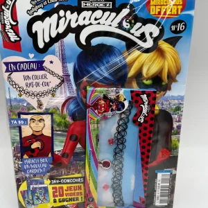 livre d’activité Magazine Miraculous avec son collier Neuf !