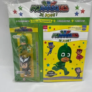 Magazine Pyjamasque Je Joue Numéro 14 avec ces 2 figurines neuf sous blister jeux activité !