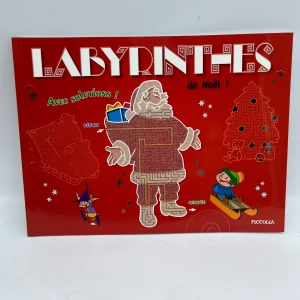 livre d’activite  Labyrinthe spécial Noël  Neuf dès 4 ans