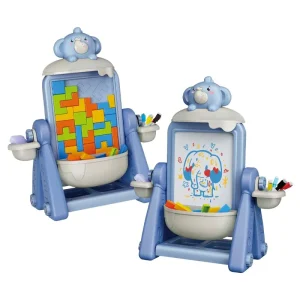 Tableau Puzzle Éléphant Double Face