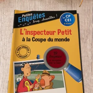 Livre Apprentissage de la lecture L'inspecteur Petit à la coupe Niveau CP et CE1