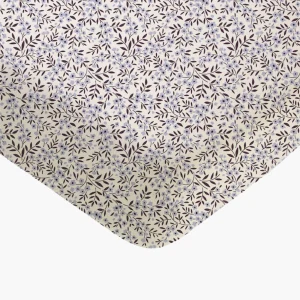 Drap Housse Vintage Flower Lila