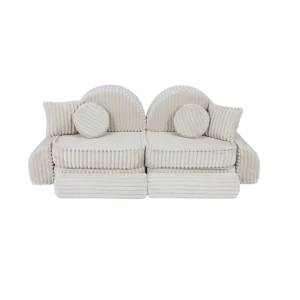 Canapé Medium Modular Sofa for Kids Plus - Churros White