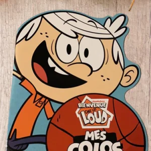 Livre de coloriage Bienvue chez les Loud Neuf !