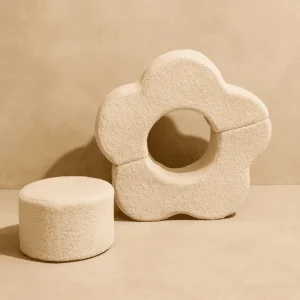 Mon Premier Parcours Fleuri – Jeu de Construction en Mousse Montessori