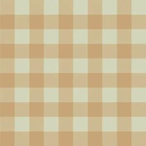 Papier Peint à Carreaux Vert et Marron – Style Vintage Anglais